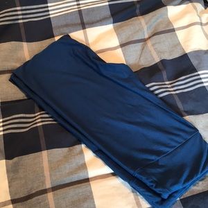 Lularoe medium blue leggings OS